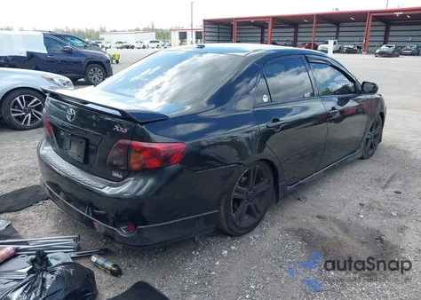 2009 Toyota Corolla Xrs from USA, damaged, VIN 2T1BE40EX9C029344